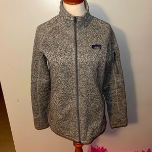 Patagonia gray zip up size Medium